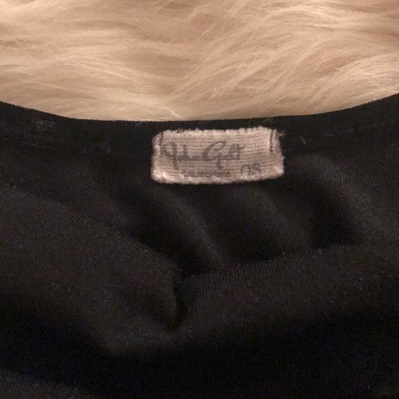 Black Velvet Bodysuit - Picture 3 of 3